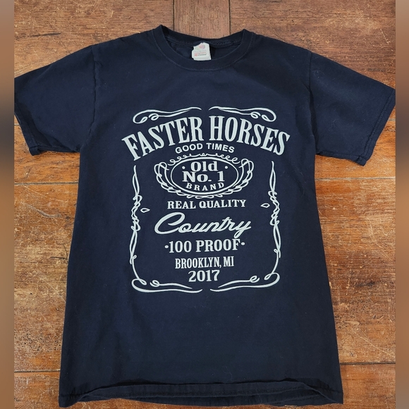 Faster Horses Concert 2017 Country Music‎ Festival T-Shirt size Small - Picture 1 of 9